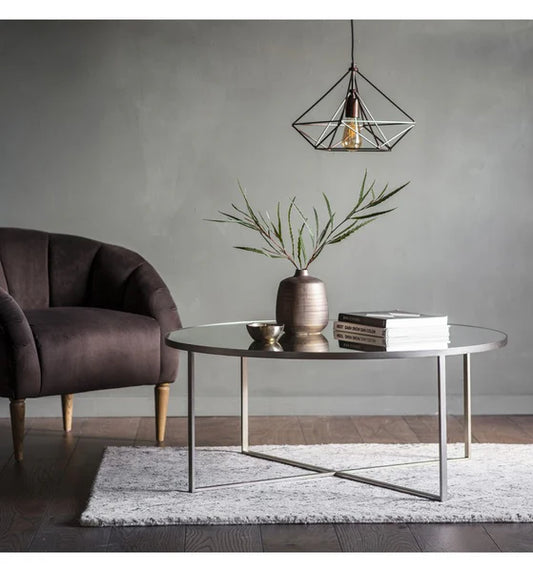 Torrence round contemporary coffee table fabulous  HALF PRICE OFFER ! Instore purchase ONLY