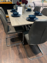 Capri dining  set of 6 chairs reduced for collection slight colour variation