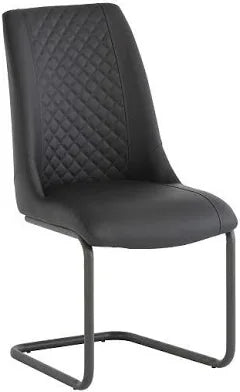 ravello dining chairs with cool black leg available from stock  set of 4 pay instore