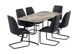ravello dining chairs with cool black leg available from stock  set of 4 pay instore