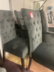 Pembroke w chrome legs set of 2 Instore purchase