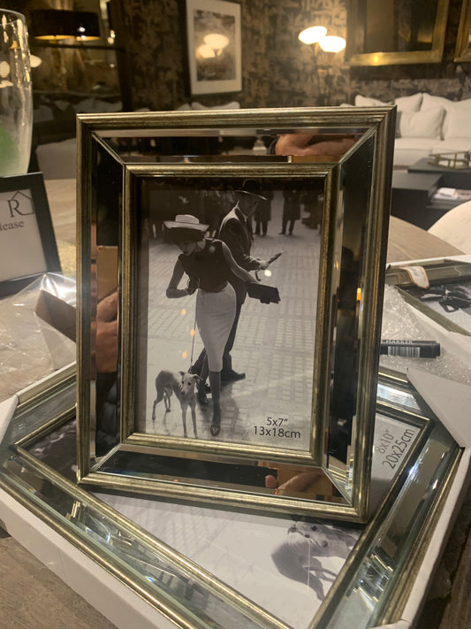 Mirrored photo frames for collection only