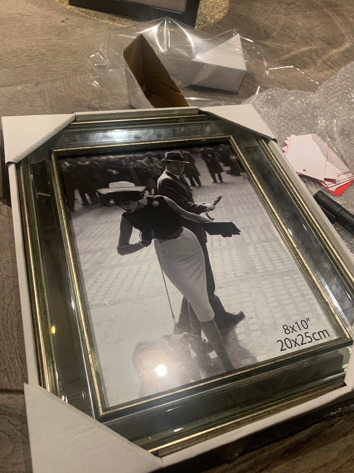 Mirrored photo frames for collection only