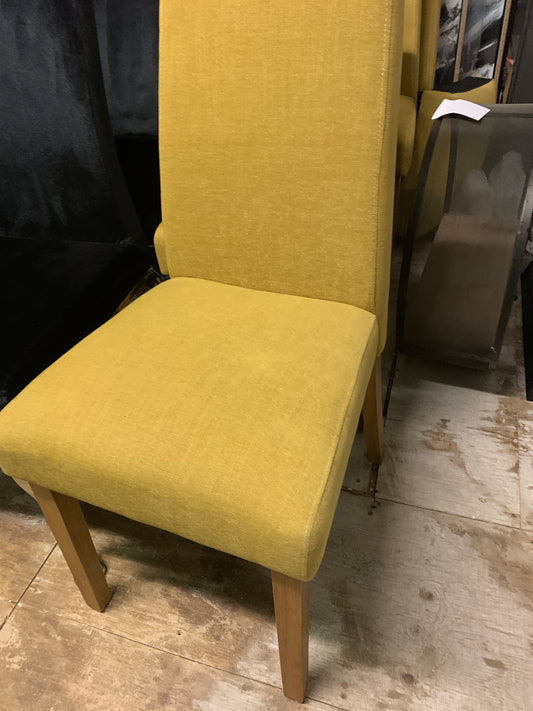 Tuscany Linen set of 4 Dining chairs gold for collection only €50 Ea