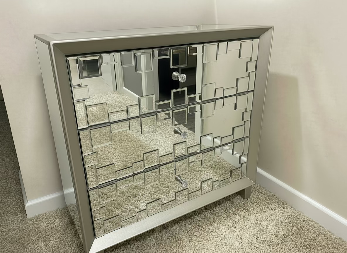 New Viva mirrored chest of drawers. Reduced to clear !