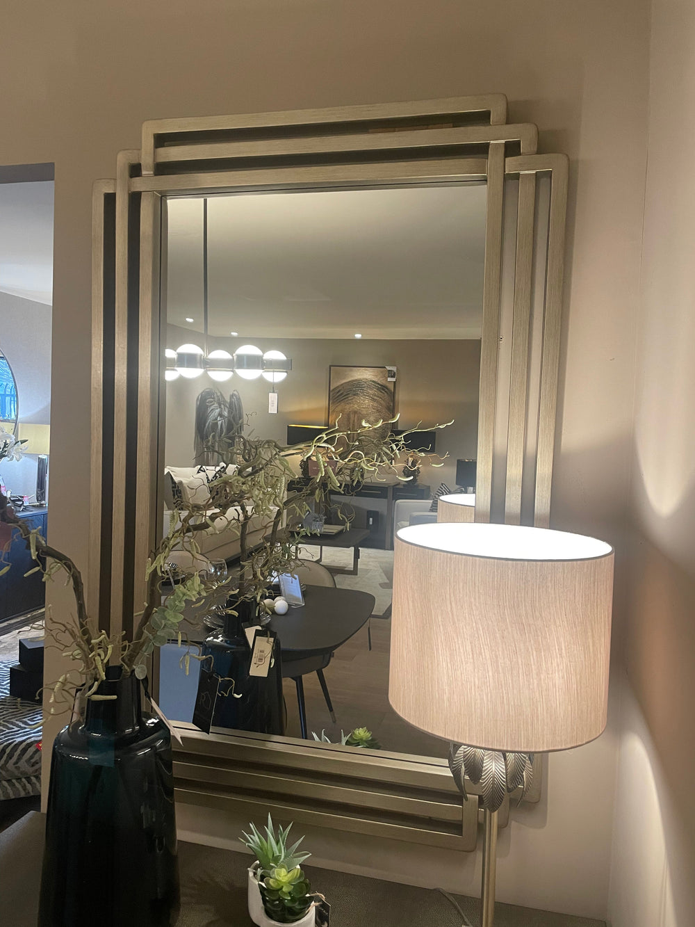 Kensington Oswin Triple Framed Mirror by RV ASTLEY-Renaissance Design Studio