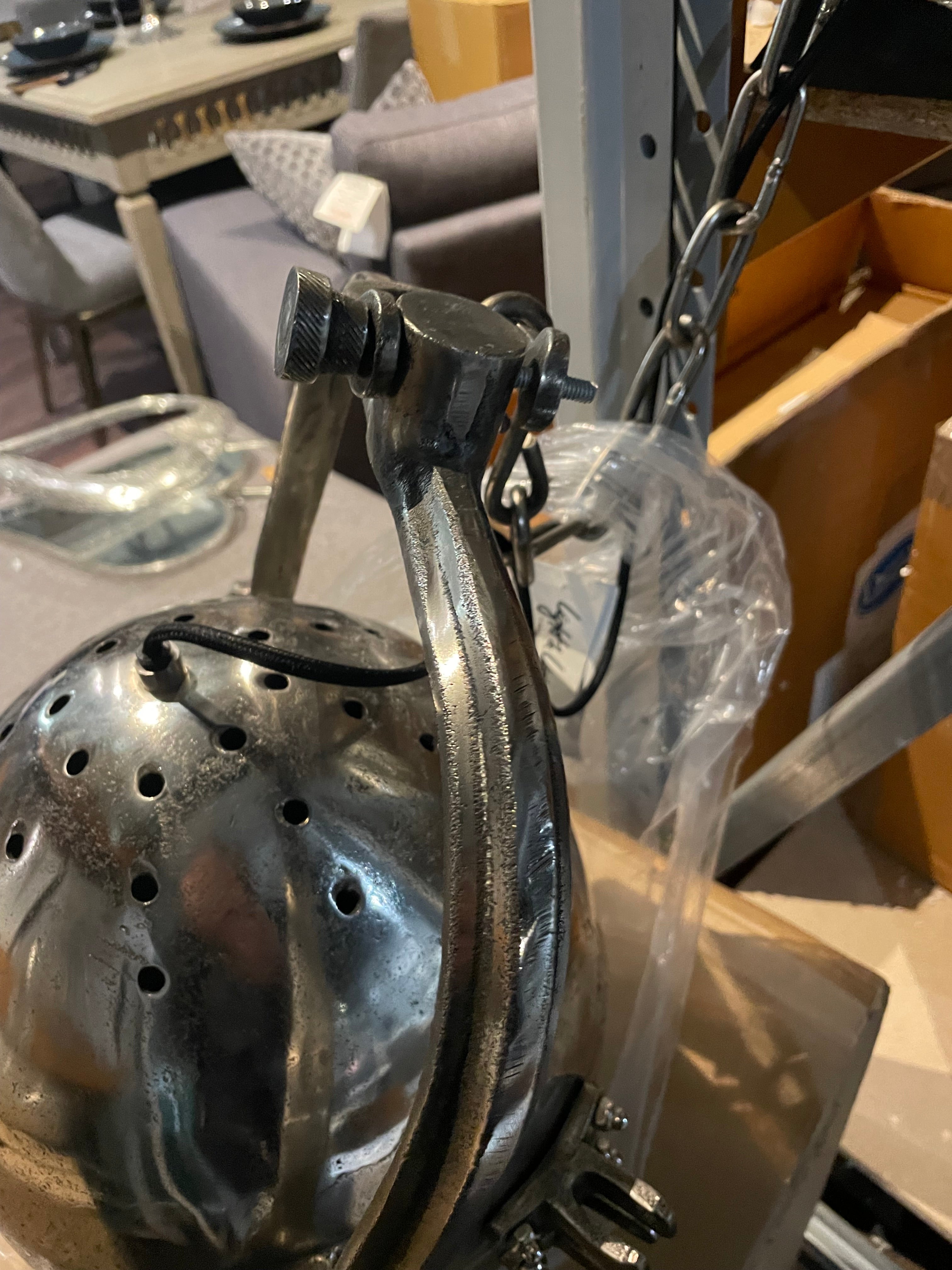 Tavey hanging lamp raw antique nickel clearance offer for collection