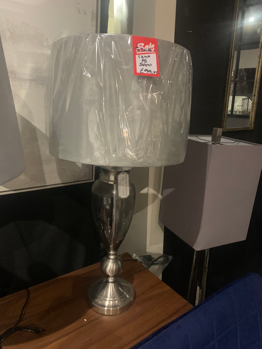 Lucca Glass Table lamp 78 cm last one clearance Instore only