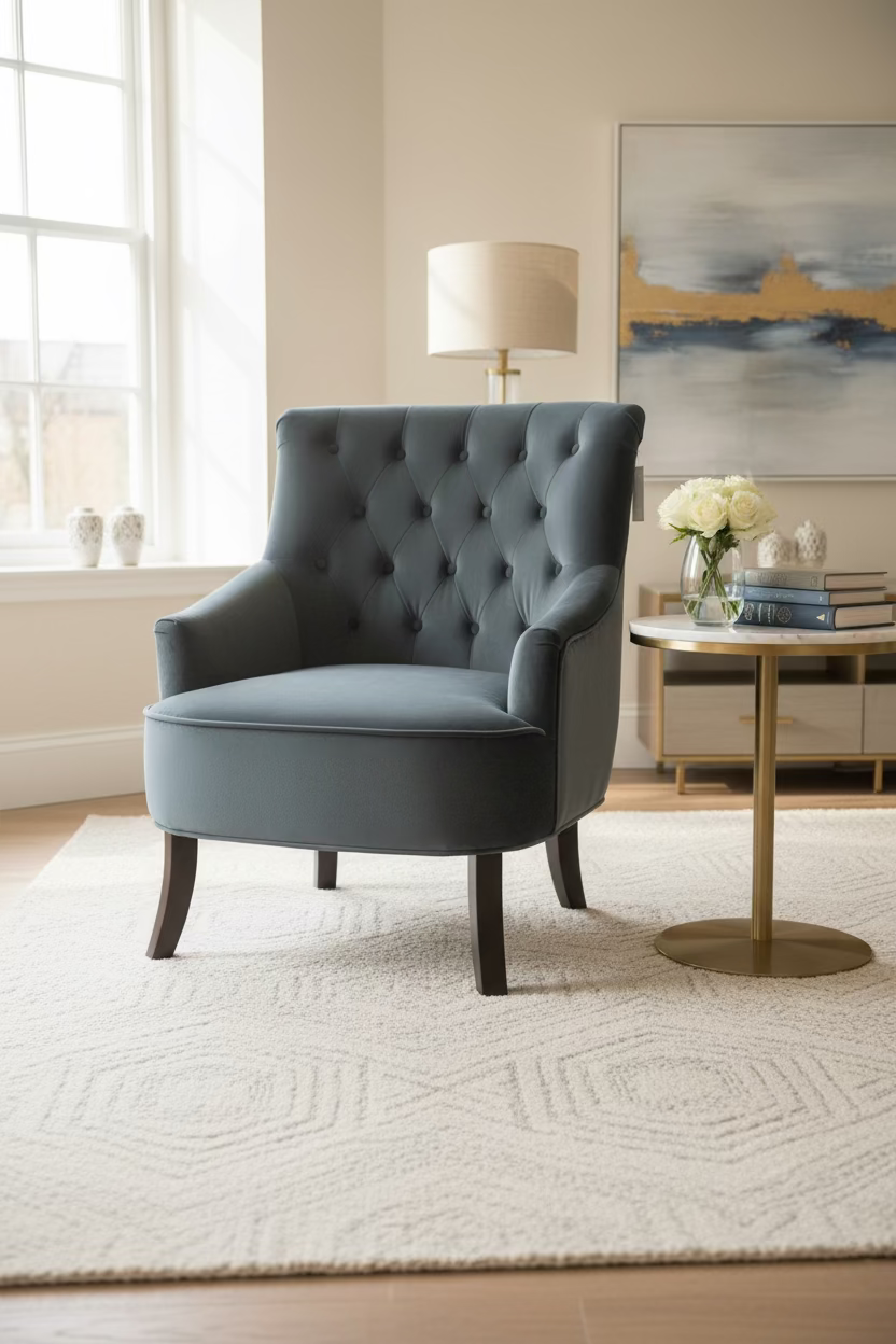 Hertford accent armchair 1 only left ! clearance price .View  Instore