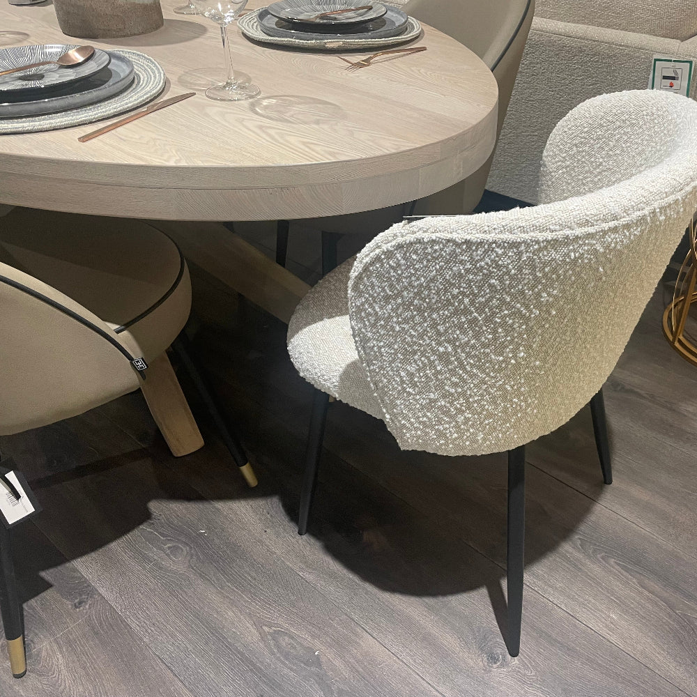 Ely Boucle  dining chair reduced price