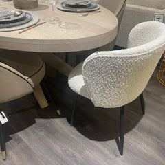 Ely Boucle  dining chair reduced price