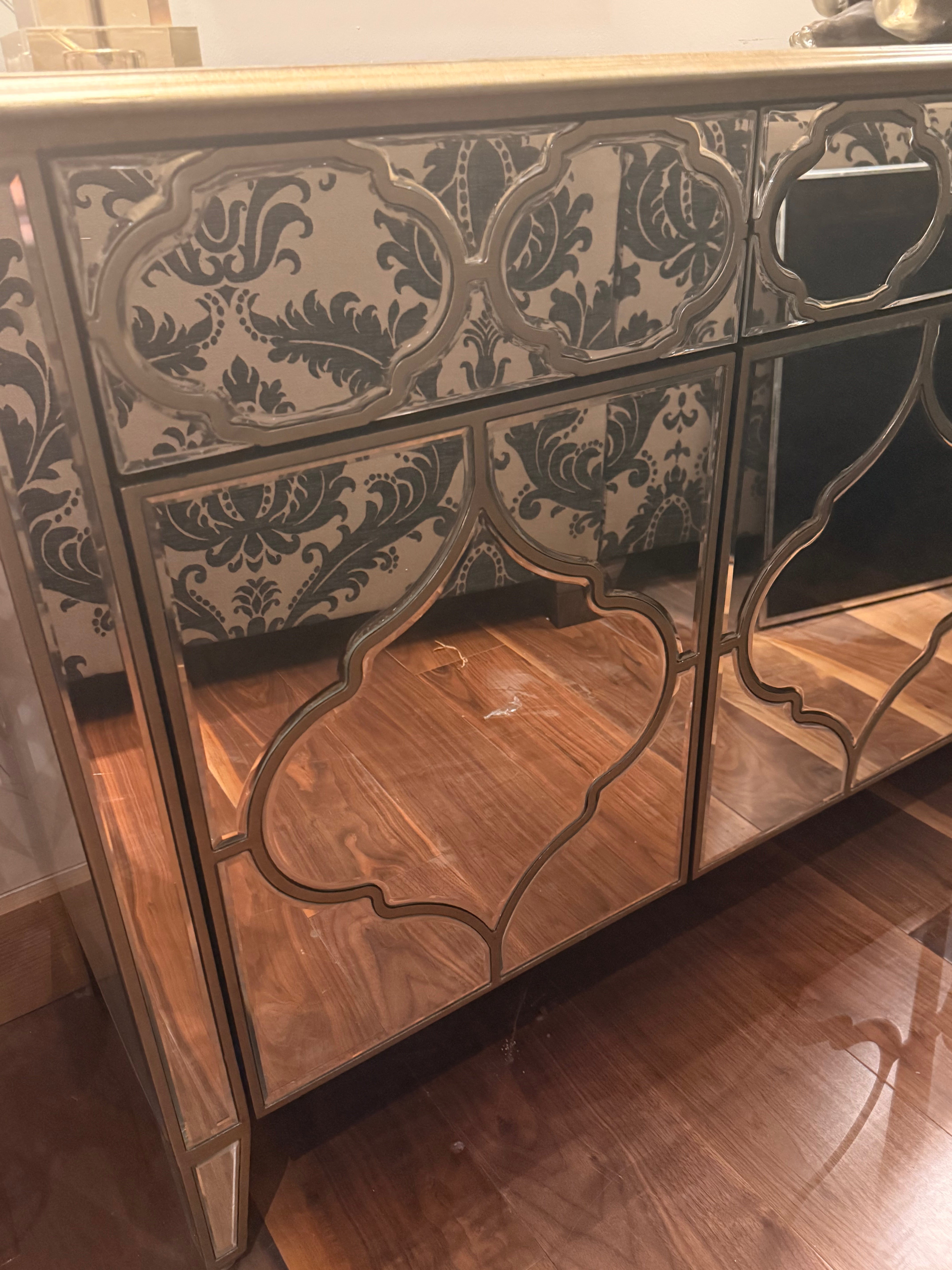 Marrakech 4 door  mirrored sideboard  half price simply fabulous luxury . Instore purchase only !