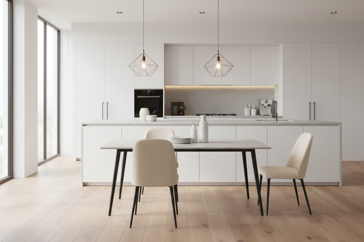 Rega marble effect  sintered stone dining table from €89.95.
