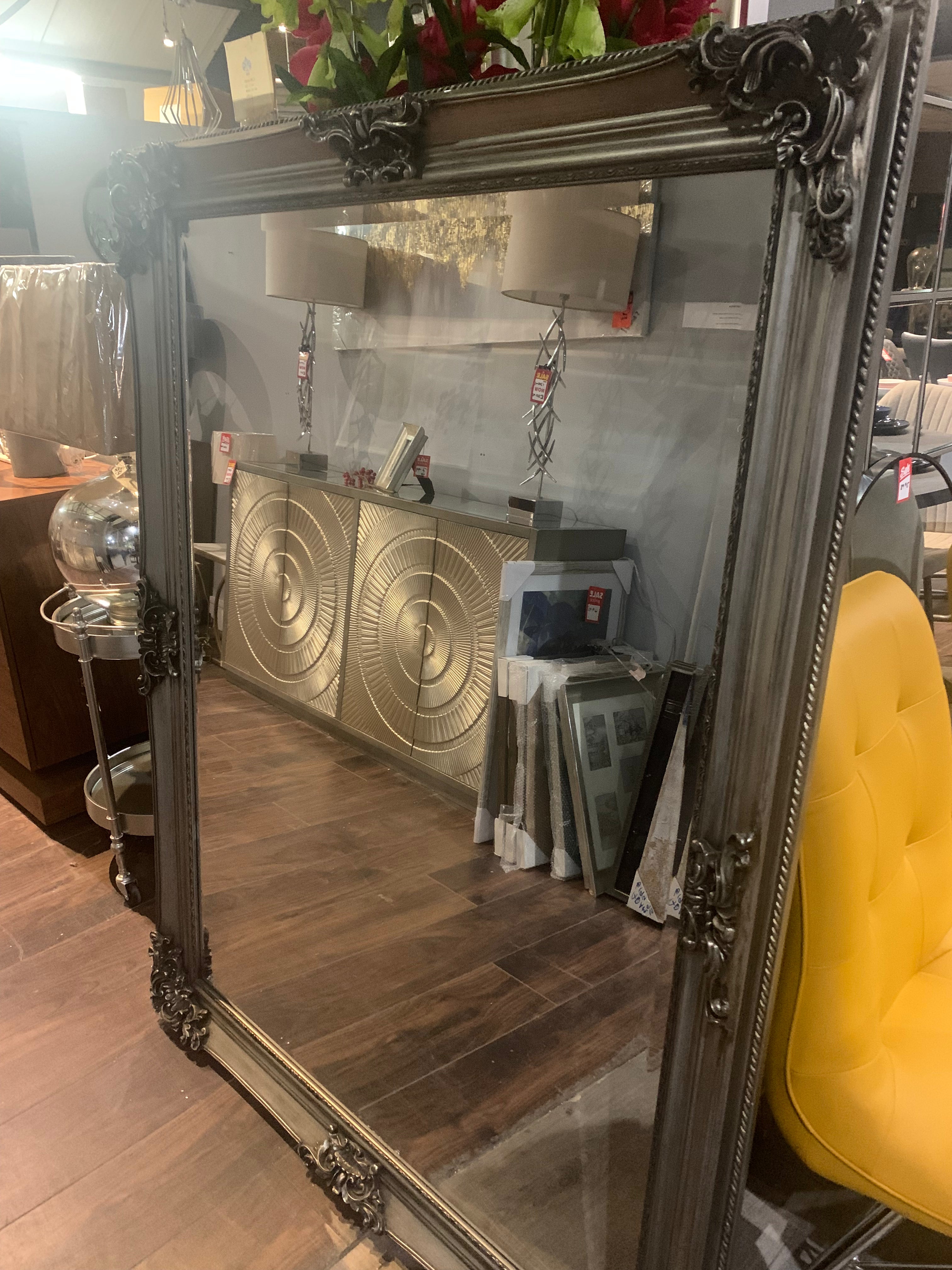 Oversized Perry French mirror  Last 1   on disposal clearance with massive reduction . Instore purchase