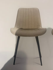 Richie  dining chair in a neutral stone PU priced each