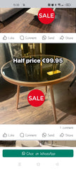 RAMON SIDE TABLES . BLACK AND COPPER LOOK. CLEARANCE ( KD)