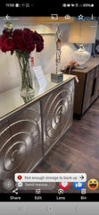 Fresno Aztec large Sideboard  storage cabinet  ex display Sold as seen , instore purchase