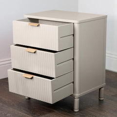 Pembroke 3 drawer bedside cabinet