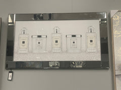Jo Malone mirrored framed  perfume  picture fabulous !  INSTORE PURCHASE