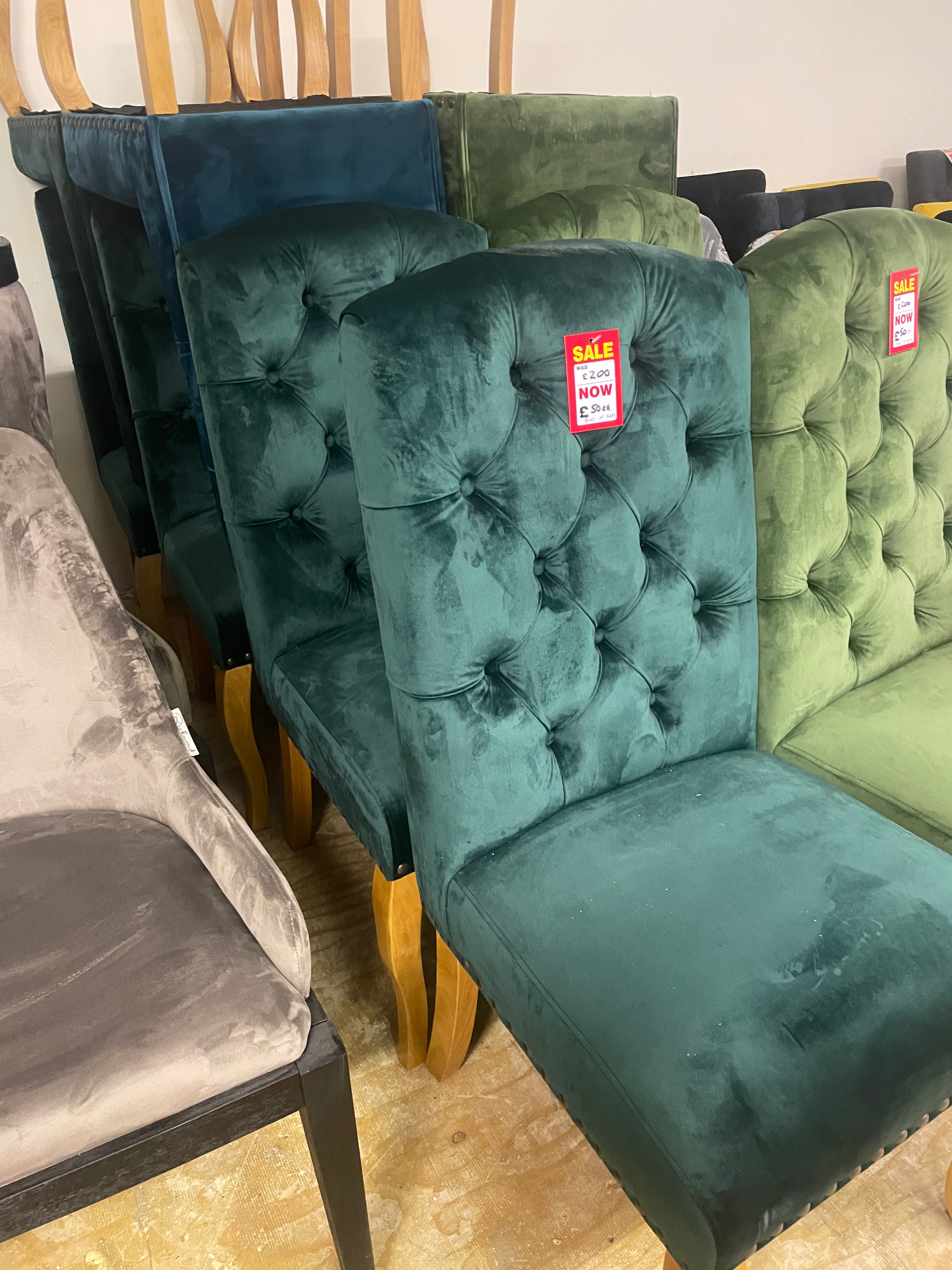 Dining Chair Disposal Sale Book today as selling fast ! Payment Terms are pay Instore only