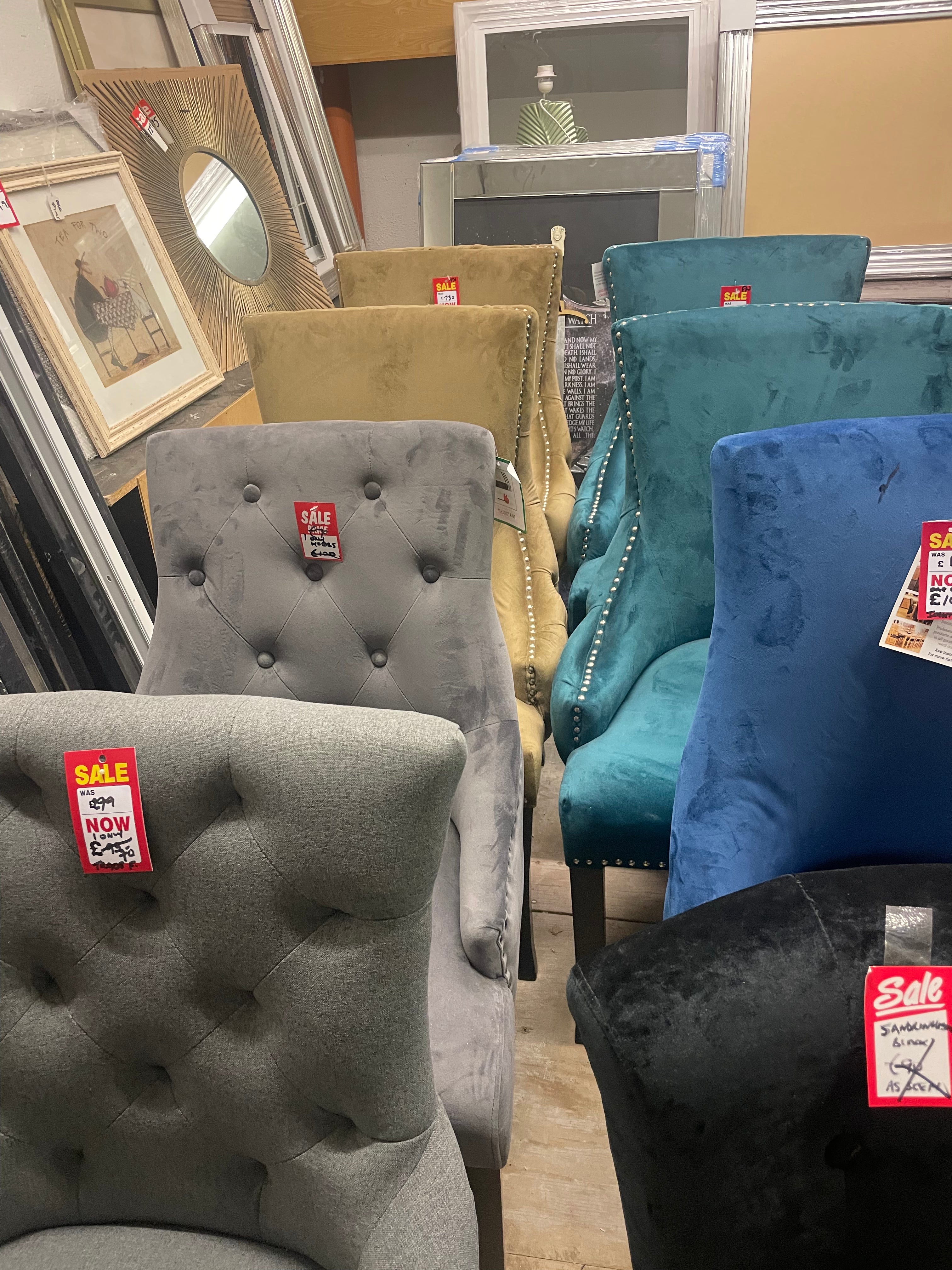 Dining Chair Disposal Sale Book today as selling fast ! Payment Terms are pay Instore only