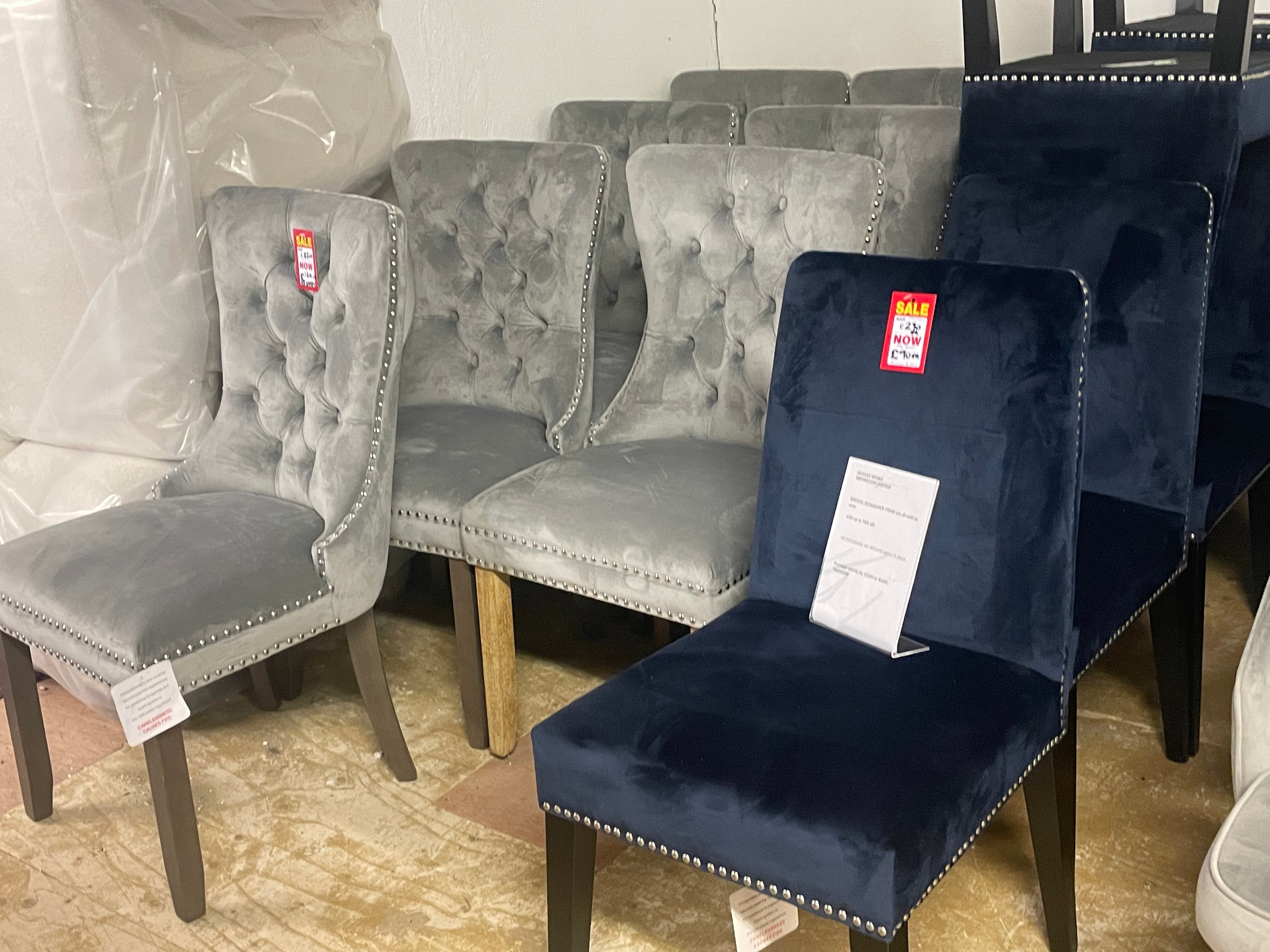 Dining Chair Disposal Sale Book today as selling fast ! Payment Terms are pay Instore only