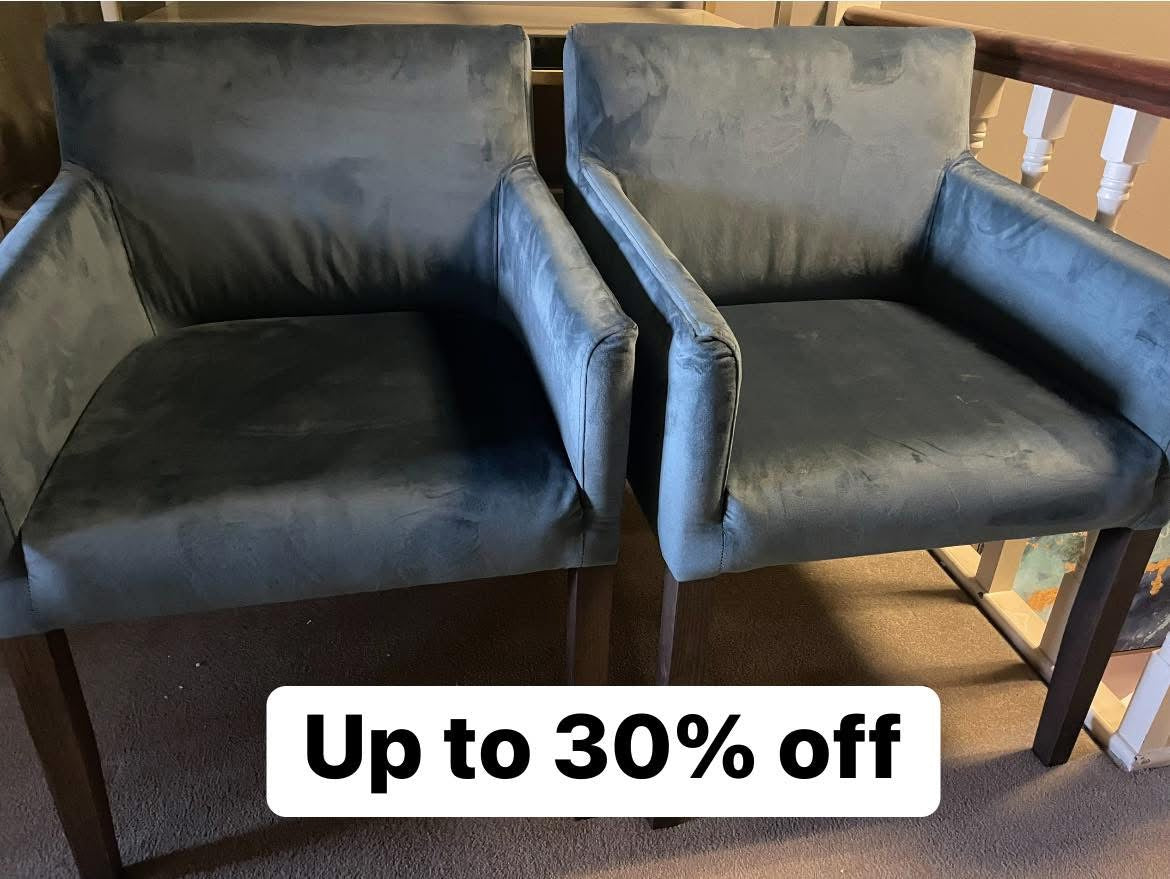 Dining Chair Disposal Sale Book today as selling fast ! Payment Terms are pay Instore only