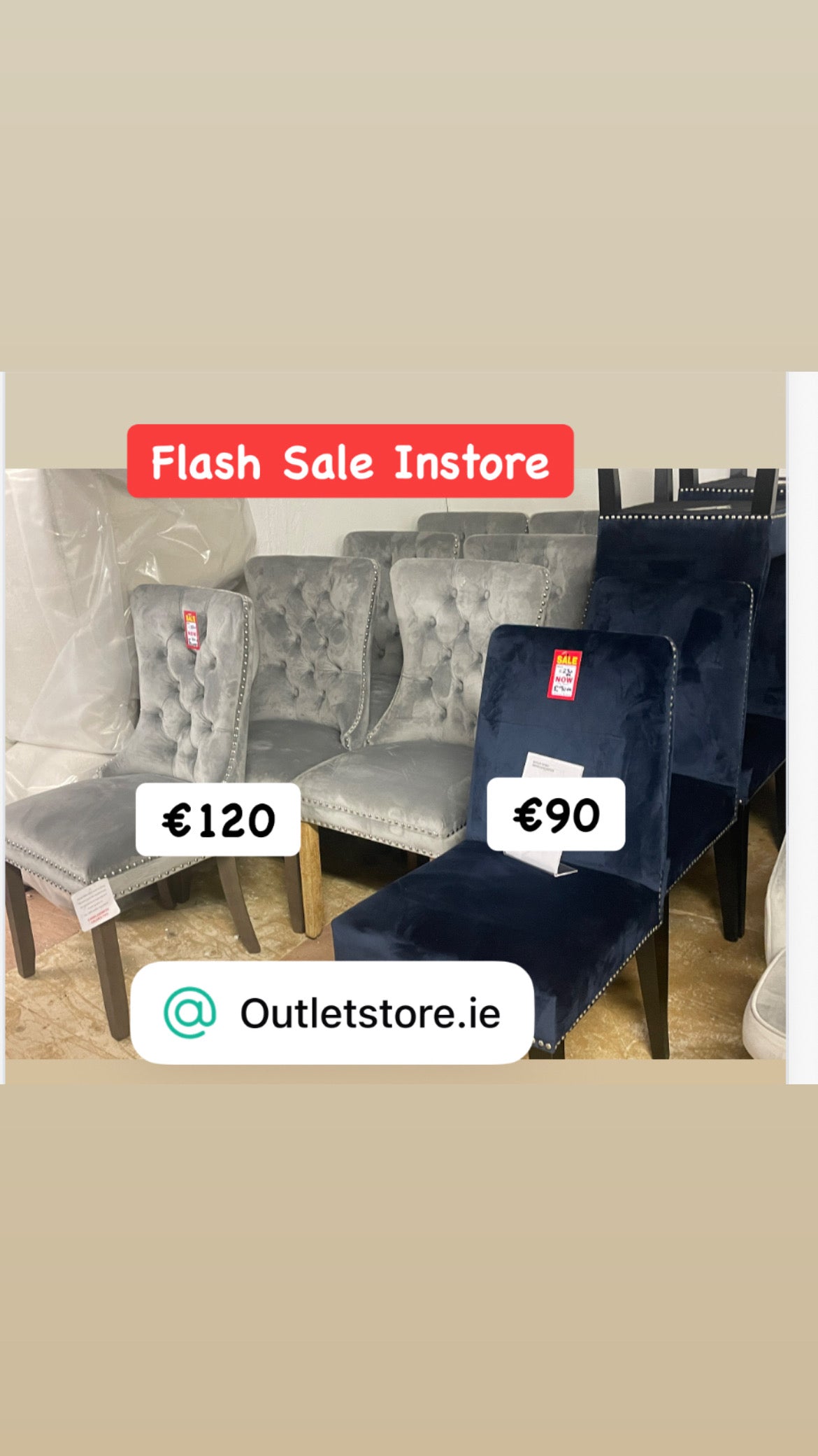 Dining Chair Disposal Sale Book today as selling fast ! Payment Terms are pay Instore only