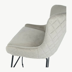 Crown Keri Bar Stools x 2   mink w gold leg for Collection only  Clearance Offer pay Instore only