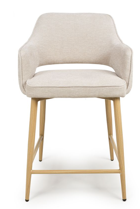 Errol Chairs Counter & Bar stool oak leg in choice of 5 colours
