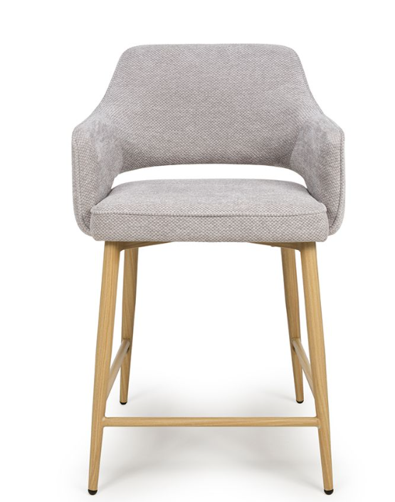 Errol Chairs Counter & Bar stool oak leg in choice of 5 colours