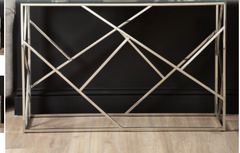 Allure    console table in silver chrome REDUCED last 1