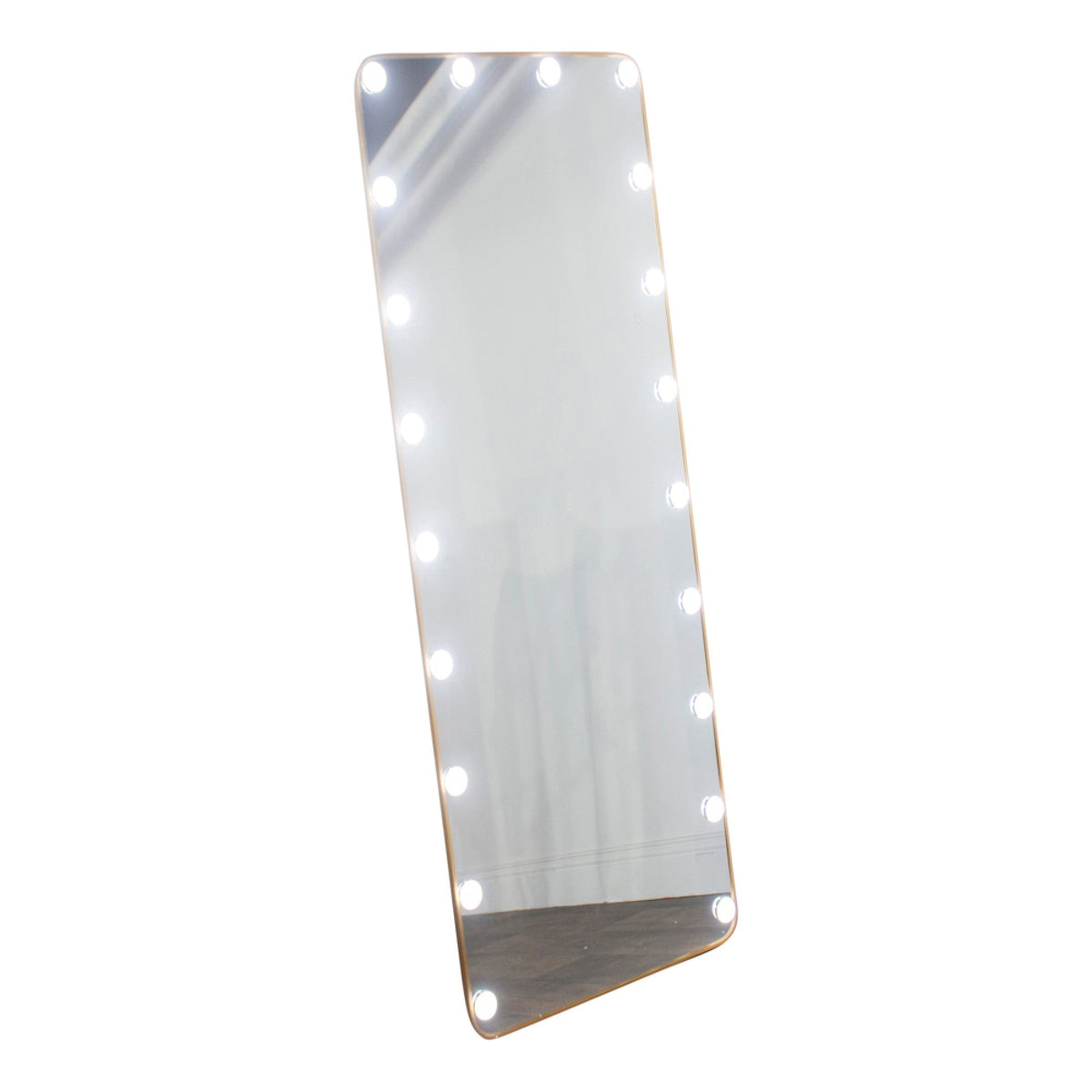 Led Modena Cheval  bulb mirror  gold trim 160 x 50 cm SALE offer .