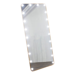Renaissance mirror with LED lighting 170 x 70 cm gold