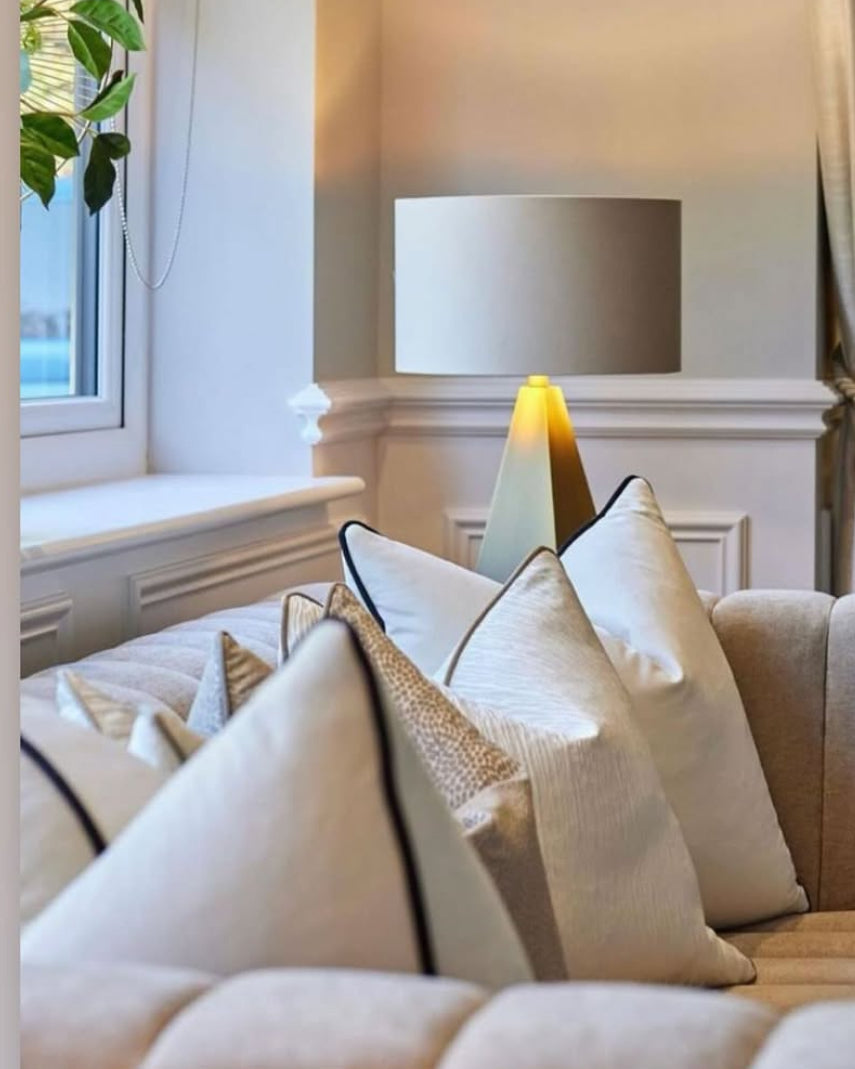 Agato Table lamp choose your tone gunmetal or antique brass.-Renaissance Design Studio