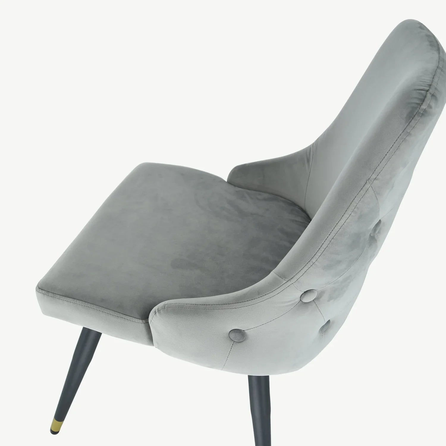 Ava dining chairs with gold cap  on clearance almost half price offer. Disposal complete sets only