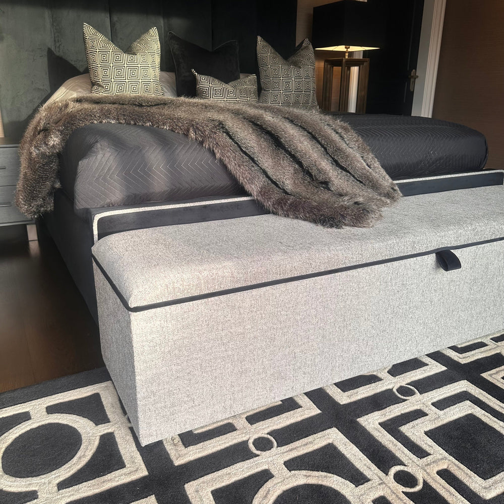 Belle blanket box custom designed in various sizes-Blanket box-Renaissance Design Studio