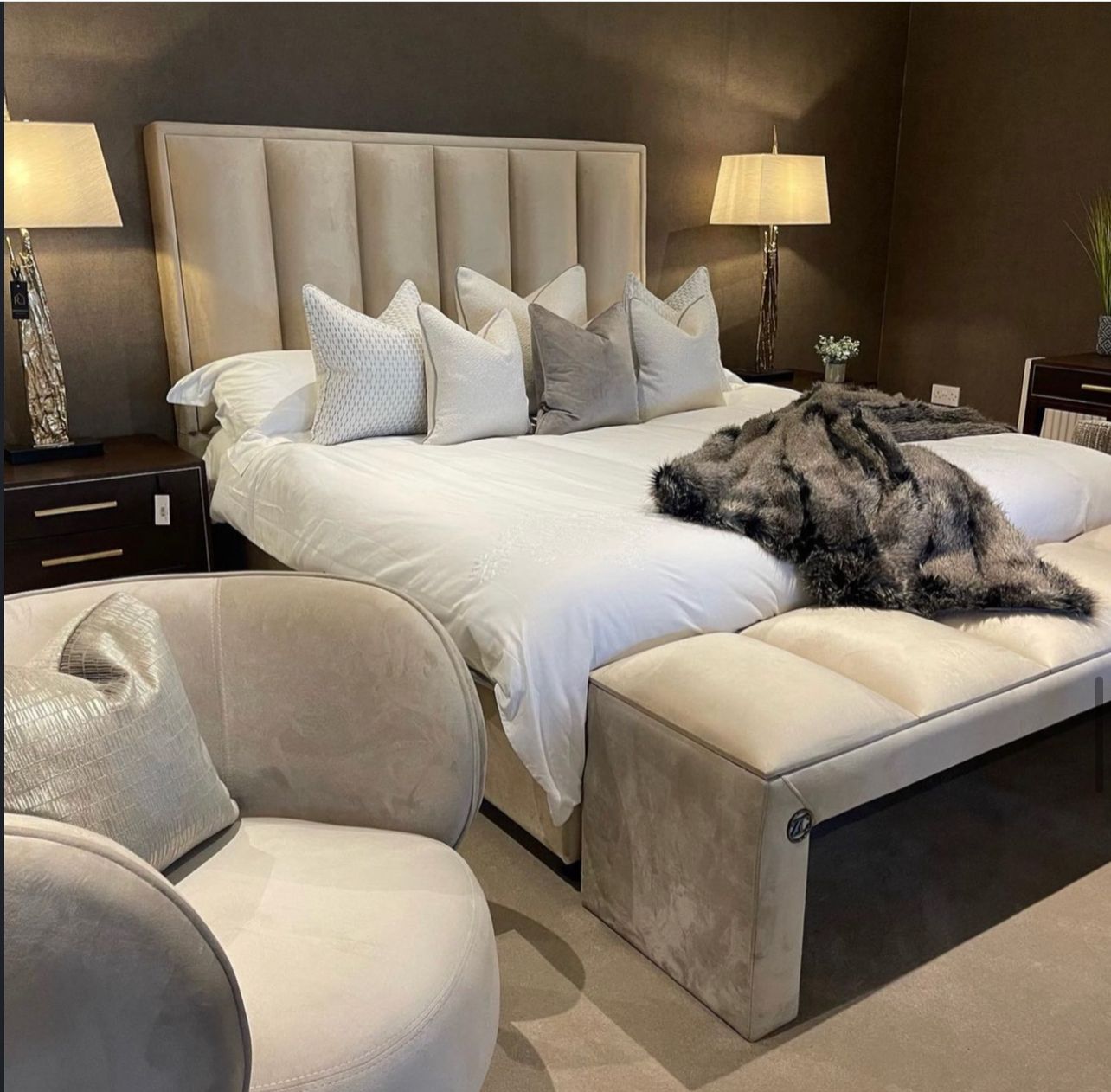 Belle Emilia Luxury Bench custom made-bedroom bench-Renaissance Design Studio