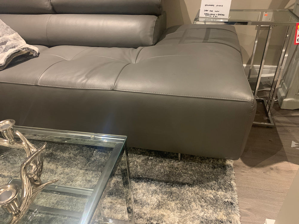 Blossom recliner Italian high grade leather sofa reduced this week last one-Chaise sofa-Renaissance Design Studio