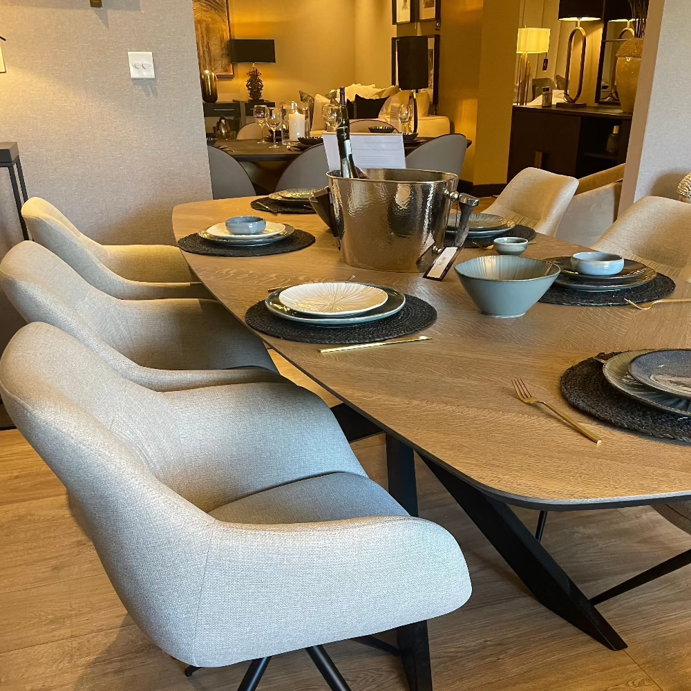 BRADLEY Carver dining chair easy clean fabrics-dining chairs-Renaissance Design Studio