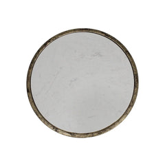 Byron Nest of 3 round Tables with marbled top-side table-Renaissance Design Studio