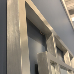 Carn silver rectangle mirror reduced in stock-Renaissance Design Studio