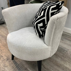 Conrad accent armchair custom made in selection of grade b fabrics and other choices-Armchair-Renaissance Design Studio