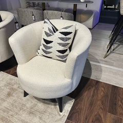 Conrad accent armchair custom made in selection of grade b fabrics and other choices-Armchair-Renaissance Design Studio