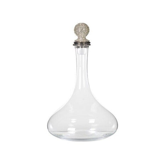 Milano silver and Diamanté Decanter reduced to clear in store collect only