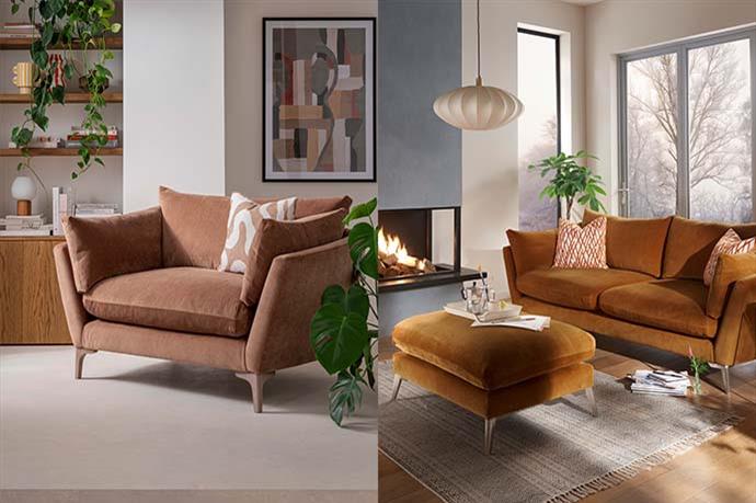 Sofa Elton by Whitemeadow w  diagonal corner ex showroom reduced by €1000 view to purchase