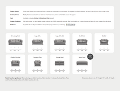 Hallie sofa collection custom made for YOU by Whitemeadow free scatter cushions AF-Sofa-Renaissance Design Studio