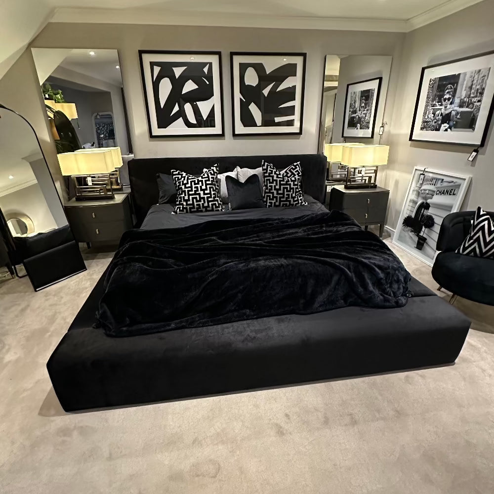 Hugo Delta low line contemporary superking Bed Half price offer !-Renaissance Design Studio