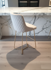 Crown Keri Bar Stools teal  w gold leg Clearance Offer no exchange 2 for €100  pay Instore only