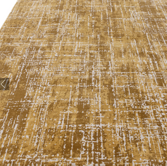 Kuza Abstract Gold Rug-rugs-Renaissance Design Studio